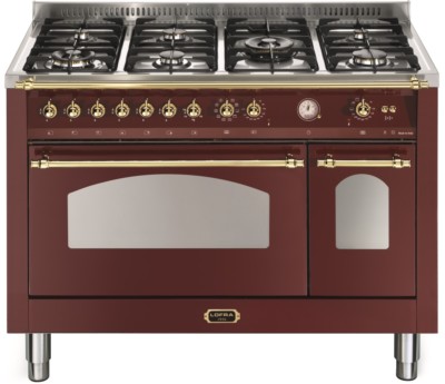 LOFRA - DOLCEVITA - DOUBLE OVEN 120 cm - RRD 126 MFT+E/ 2AEO - Burgundy - Messin