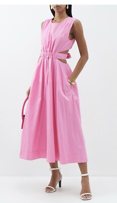 aje zorina tie midi dress celebstyleguide on LTK