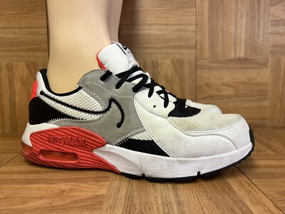 RARE🔥 10.5 - Nike Air Max Excee Shoes White Black Bright Crimson