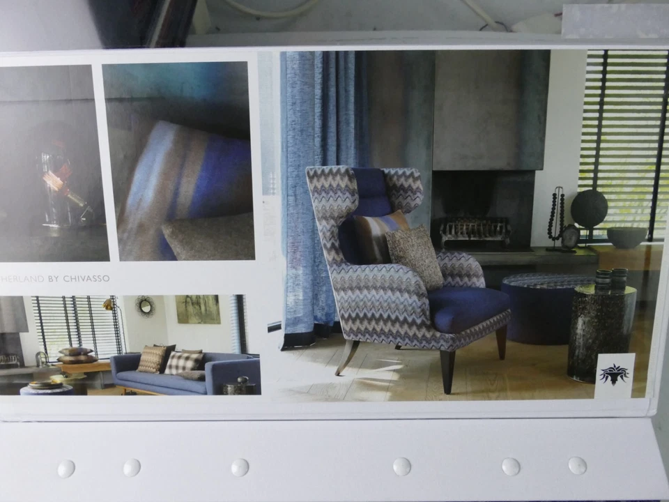 Chivasso Sutherland 40x32cm Stoffmusterbuch X-2089 - Bild 3 von 4