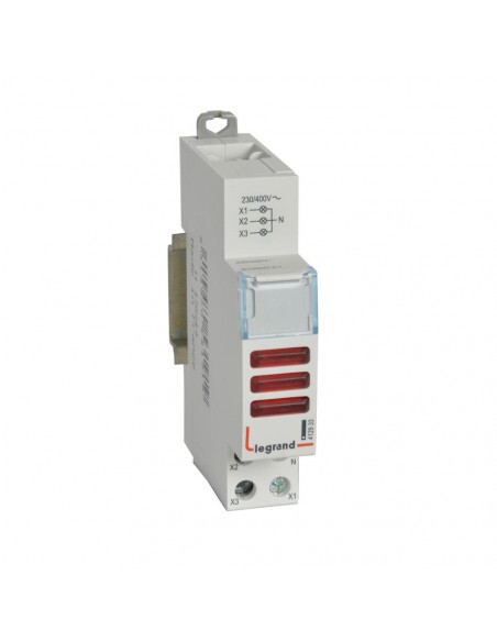 Voyant à LED CX³ triple rouge basse consommation 412933 400V