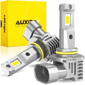 AUXITO LED 9005 Kit de conversion d'ampoules phares Haute Beam White Super Bright 6500K
