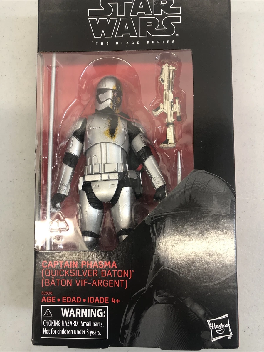 Star Wars Black Series Captain Phasma Battle Damage Quicksilver