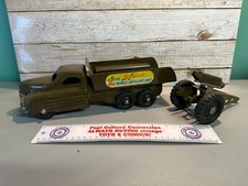 Vintage Buddy L Half Track Mobile Artillery Unit Army Truck With Cannon Rare
