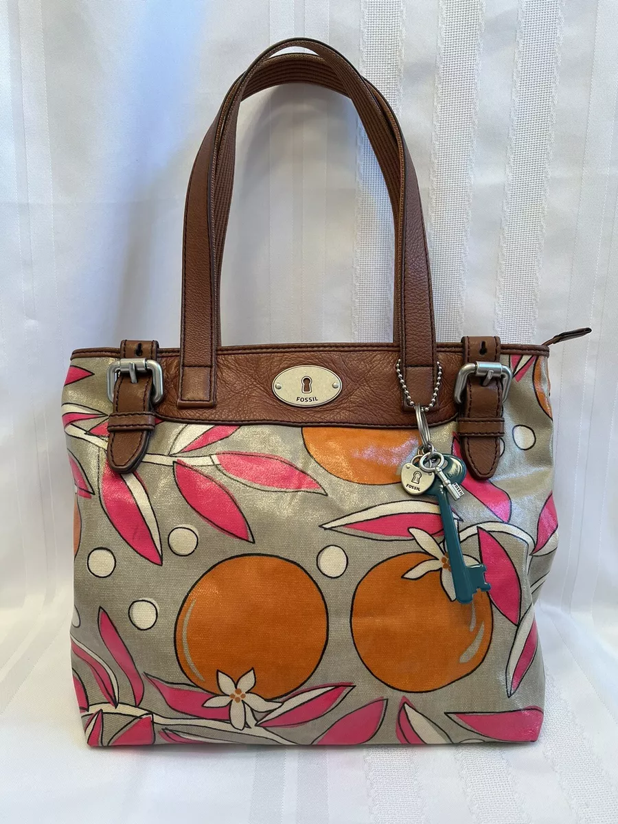 Fossil coated top canvas bags