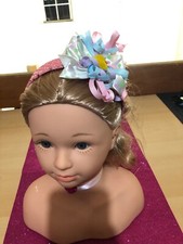 Girl Headband duck with bow pink, blue, white, green, purple