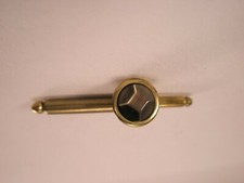 SINGLES 1 1/4" Gray Round Mother of Pearl Vintage Formal Tux Shirt Stud c164