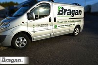 Bragan™ Schwarze Seitenleisten Edelstahl 50Mm FüR Nissan Primastar SWB 2002-2014