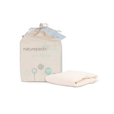Naturepedic Organic Crib Mattress Cover Waterproof - Skin Friendly, Breathabl...