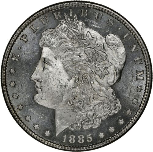 1885 Morgan MS63PL, Bright and shiny, NGC PhotoVision with light and dark Images - Picture 4 of 5