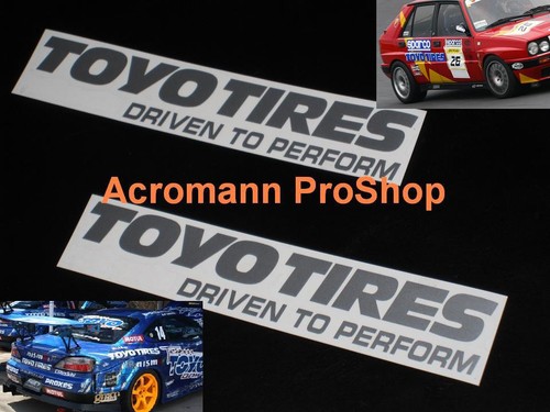 2x 12 30 5cm Toyo Tires Decal Sticker Perform T1r Proxes Gp Drift D1 Driven Car Ebay