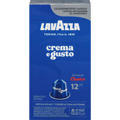 2-Pack Lavazza Crema E Gusto Ground Coffee Risveglio Classico Medium Roast