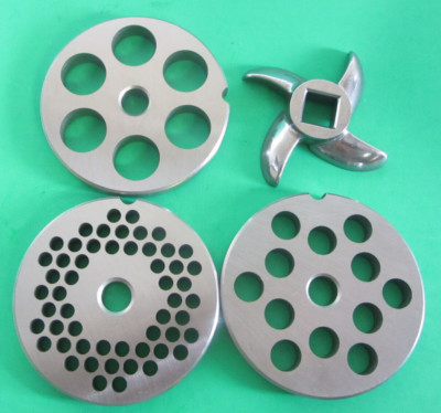 #22 Meat Grinder Disc Plate SET for Sam Baier grinder and sausage stuffer