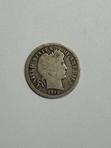 COLLECTABLE 1912 United States Barber SILVER Dime