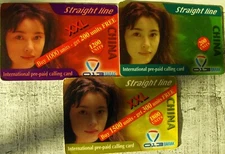 3 Expired Prepaid Phone International Calling Cards CALL CHINA, Israel