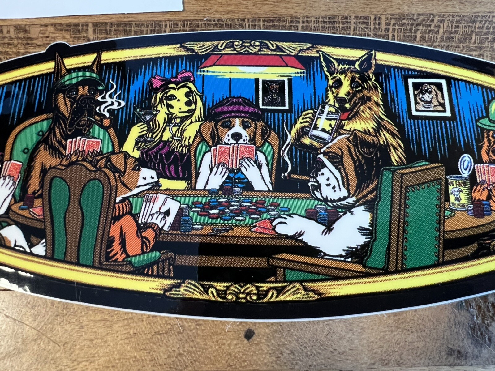 Almost Skateboards  Dogs Playing Poker Sticker Blind Plan B Powell Mullen Mutt