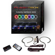 Rgb Multi Color Bluetooth Led Halo Kit For 02-03 Subaru Impreza Headlights Rgb Multi Color Bluetooth Led Halo Kit For 02-03 Subaru Impreza Headlights