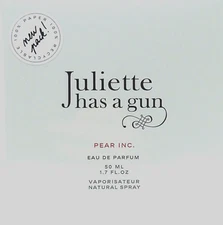 JULIETTE HAS A GUN PEAR INC EAU DE PARFUM SPRAY UNISEX 1.7 Oz / 50 ml BRAND NEW!