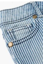 NWT Gymboree ALL SMILES Girls Stripe Super Skinny Denim Jeans Size 7