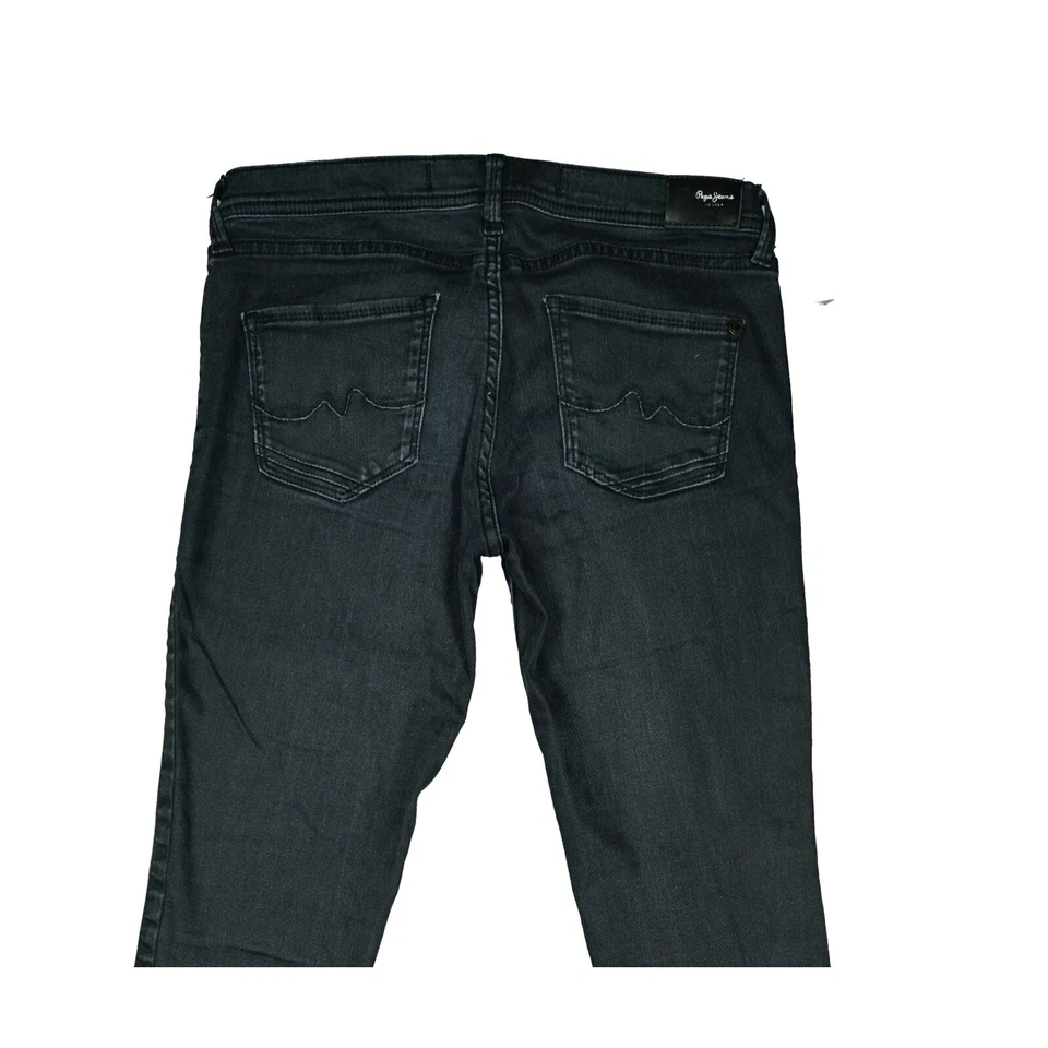 Pepe Jeans Mujeres Niñas Pantalones Elastizados Ajustados Calce Ajustado Tiro Bajo Cremallera 16/176 Gris Foto 4 de 4