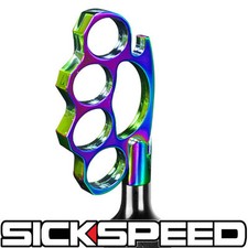 Neo-chrome Shift Knob Manual Short Throw Gear Knuckle Buster Shifter 10x1.25 K61 Neo-chrome Shift Knob Manual Short Throw Gear Knuckle Buster Shifter 10x1.25 K61
