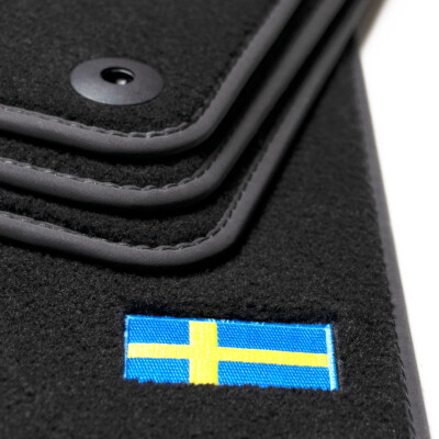 For Volvo XC60 Black Carpet Car Mats  2018-2026 OEM quality Velour