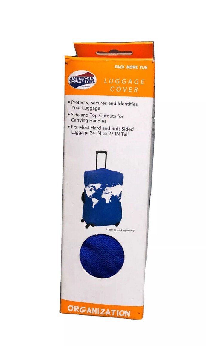 Suitcase Cover Travel Baggage Fits 24" X 27" Nip