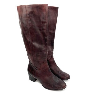 womens burgundy riding boots