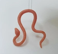 Vintage Kenner Star Wars Yoda Replacement Snake 1980 Repro Part Orange Brown