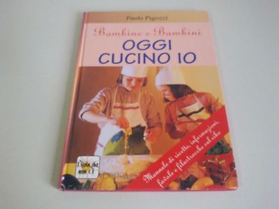 MÄDCHEN und KINDER - HEUTE KOCHE ICH Jungenbuch PAOLO PIGOZZI Ediz. Demetra