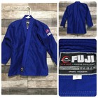 Fuji Jiu Jitsu Gi Kids Size 0 Blue MMA Heavyweight Cotton Blend (Top Only) F9
