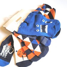 Gymboree Boys 12-24 mo Artic Explorer Sock Set Six pack Socks NWT Elephant Tiger