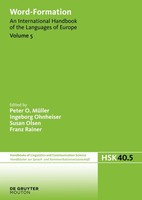 Word-Formation, Word-Formation, Peter O. MüLler