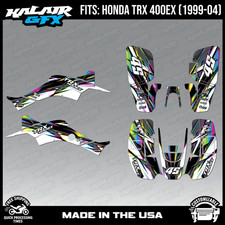 Graphics Kit for ATV Honda TRX 400EX (1999-2004) Shred Series - RAINBOW