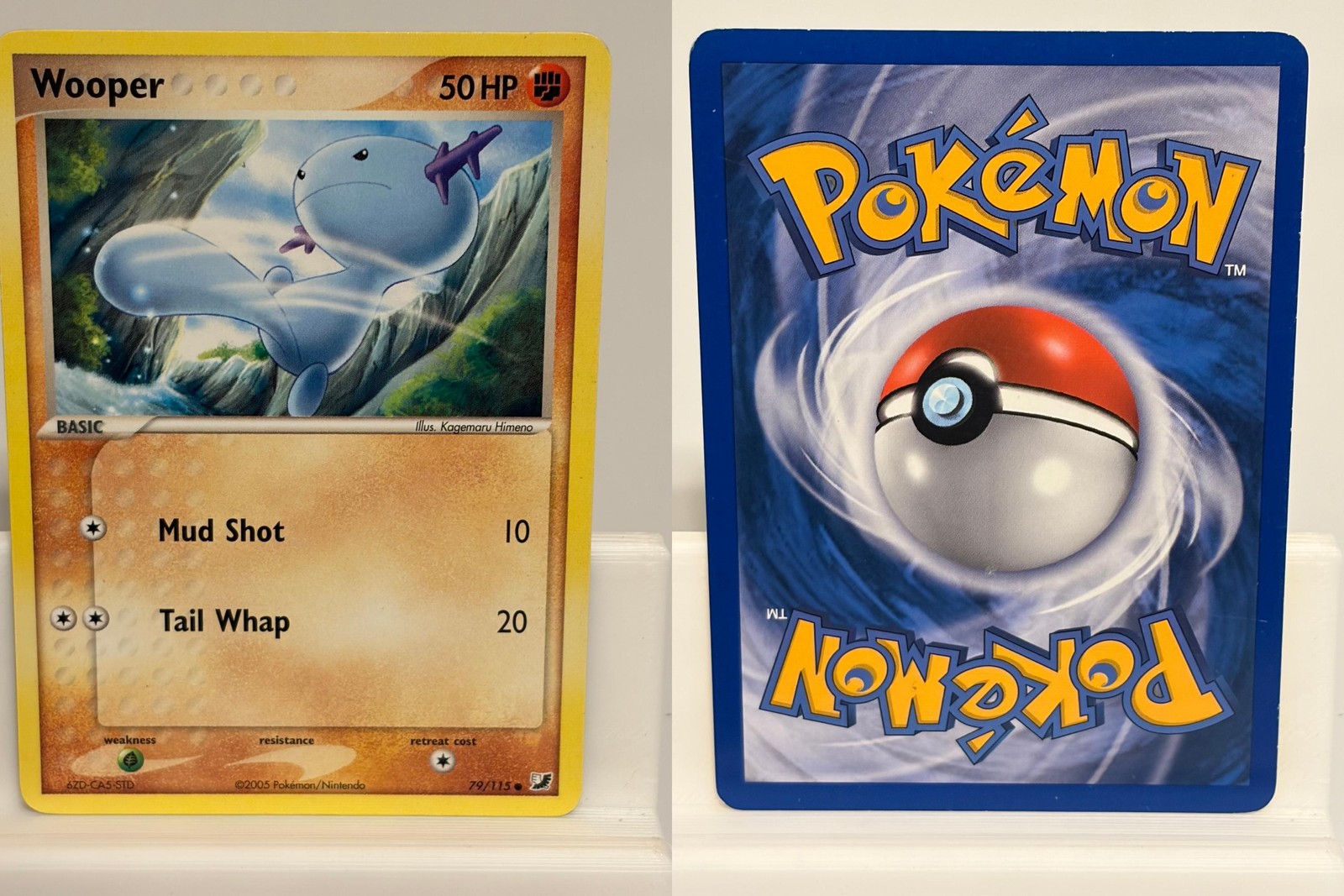 Wooper 79 NEAR MINT Unseen Forces 115 Pokemon