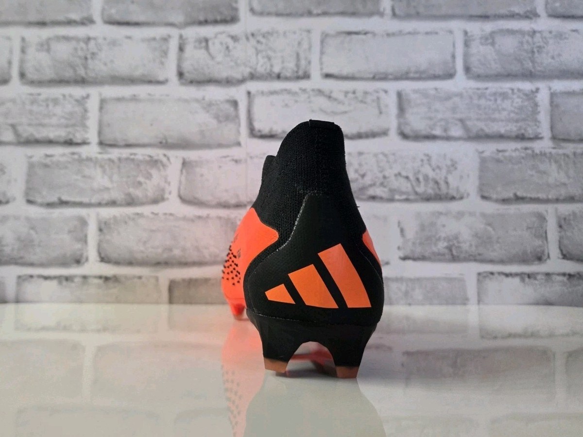 Men\'s Size 9 Adidas Predator Accuracy+ FG Orange Black Soccer Cleats GW4560‎ Adidas Predator Accuracy+ FG Orange Black Soccer Cleats New  main image 2