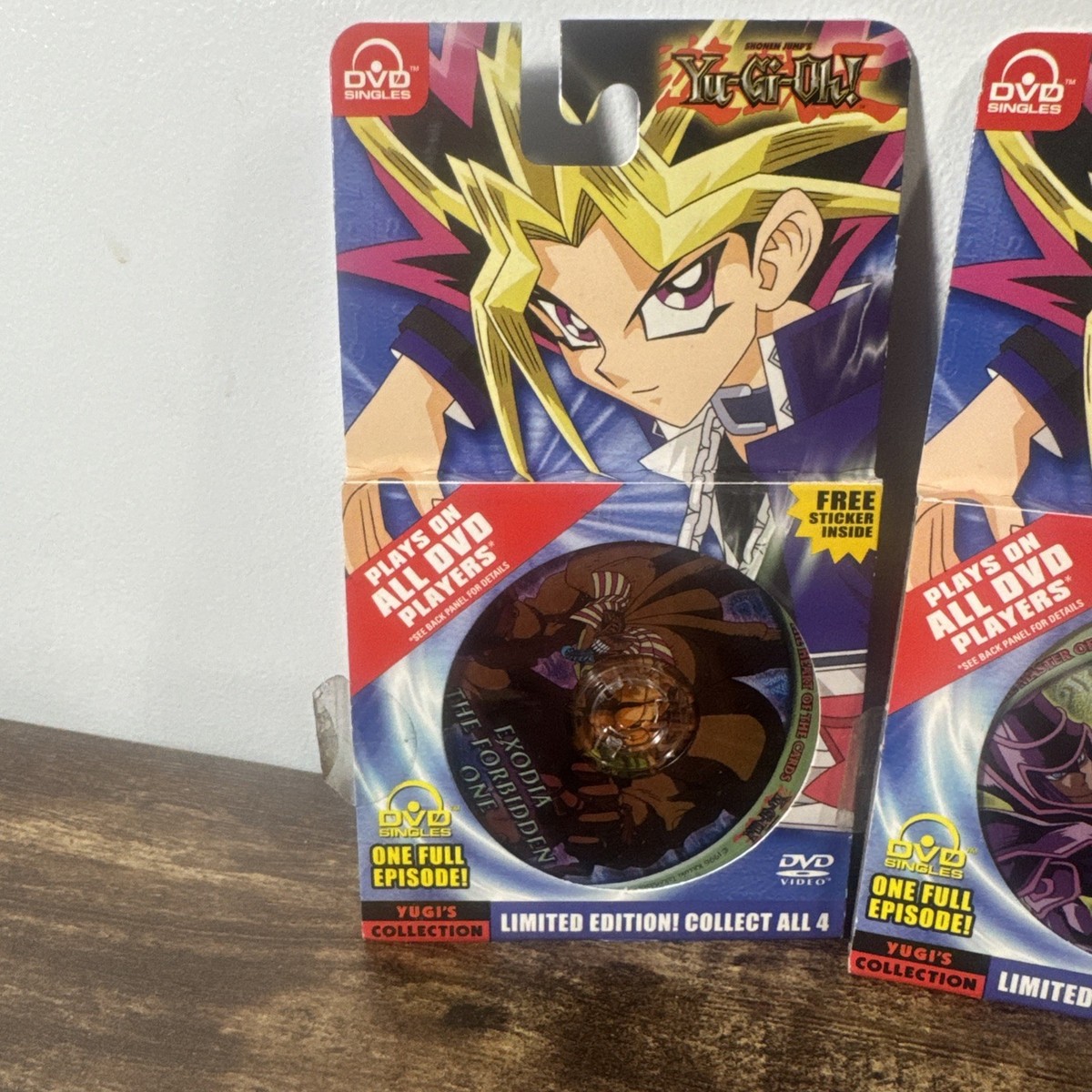 1996 RARE Yu-Gi-Oh Dvd Singles Limited Edition Set Of All 4 With