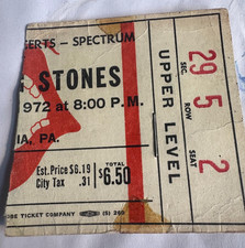 Rolling Stones and Stevie Wonder at the Spectrum Philadelphia 1972