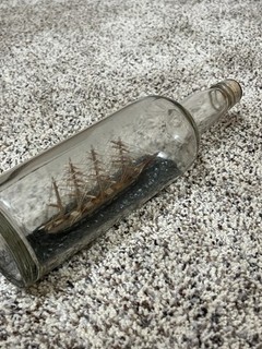 ship in a bottle antique vintage