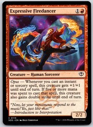 Expressive Firedancer #114 Secrets of Strixhaven Common MTG
