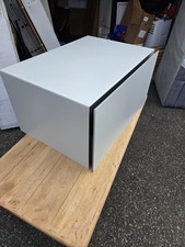 Buto Wall Hung Vanity  Single Drawer For Counter Top Basin Concrete Grey.