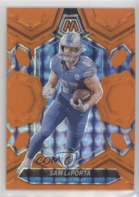 2024 Panini Mosaic Fluorescent Orange Mosaic Prizm /25 Sam LaPorta #75 0w8