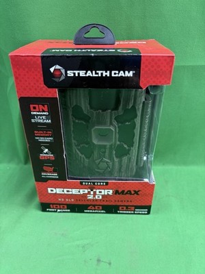Stealth Cam Deceptor Max 2.0 No Glo Cellular Trail -STC-DCPTRX2-New (E16)