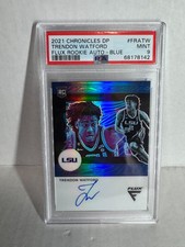TRENDON WATFORD # 89/99 PRIZM AUTO 2021-22 Panini Chronicles Flux /99 PSA 9