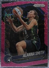 2025 Panini Prizm WNBA Alanna Smith #101 Pink Velocity /79 Jersey # Min Lynx