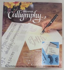 Sheaffer Calligraphy Fountain Pen Set w Multiple Nibs, Ink & Guide Book