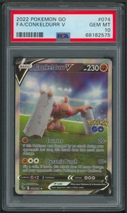 Conkeldurr V 074/078 Pokémon GO Alternate Full Art Ultra Rare