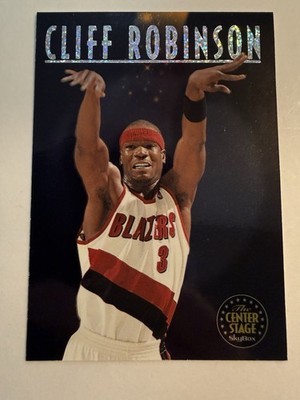 1993-94 Skybox Premium - The Center Stage Cliff Robinson #CS9