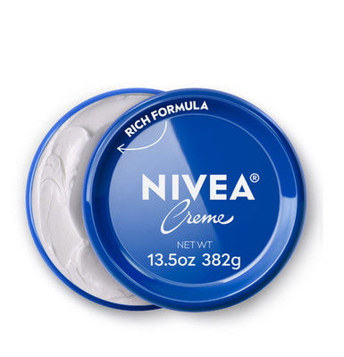 NIVEA Creme Body, Face and Hand Moisturizing Cream, 13.5 Oz Jar