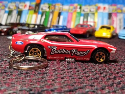 1971 Mustang Funny Car, Hot Wheels, SCHLÜSSELANHÄNGER, Expressversand!